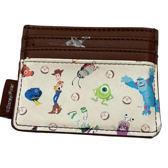 Disney Pixar 25th Anniversary Mini Backpack & Cardholder Set Faux Leather Toy St main image 4